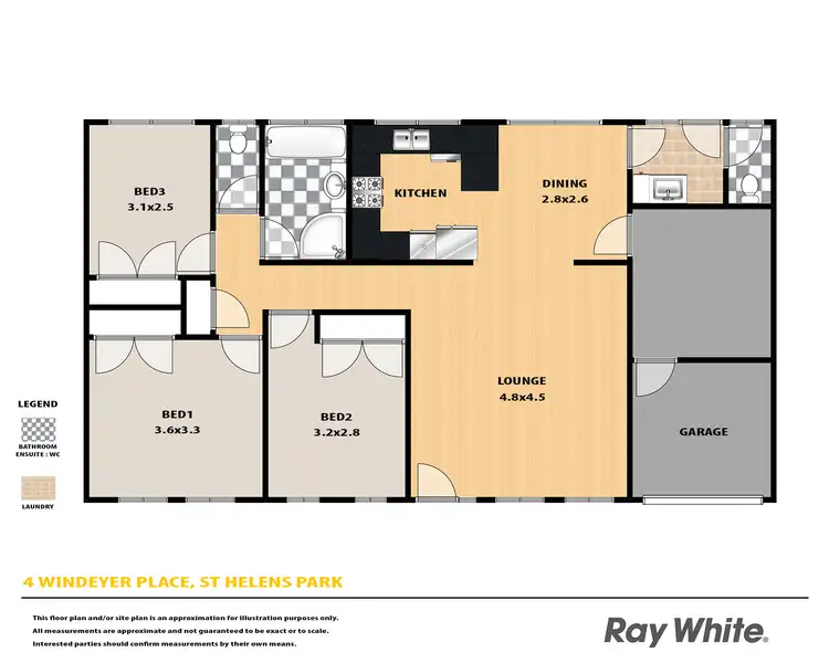 Floorplan of Homely house listing, 4 Windeyer Place, St Helens Park NSW 2560