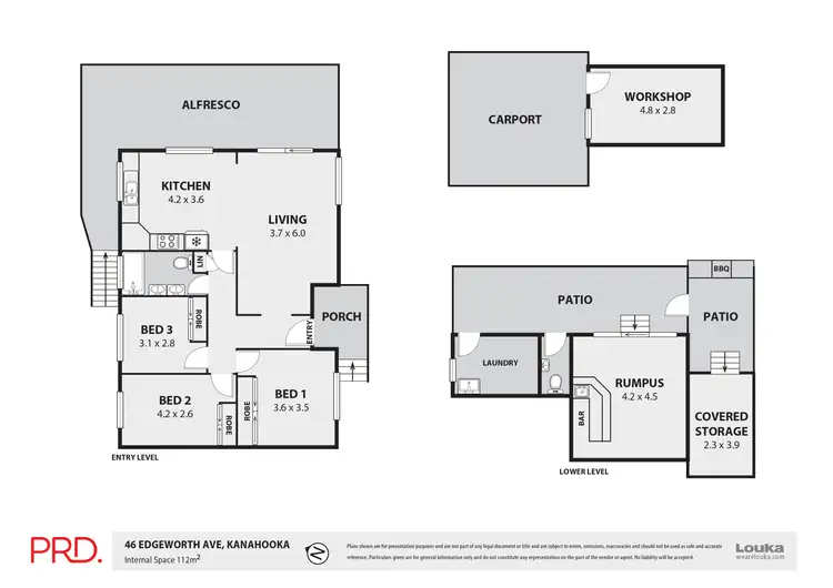Floorplan of Homely house listing, 46 Edgeworth Avenue, Kanahooka NSW 2530