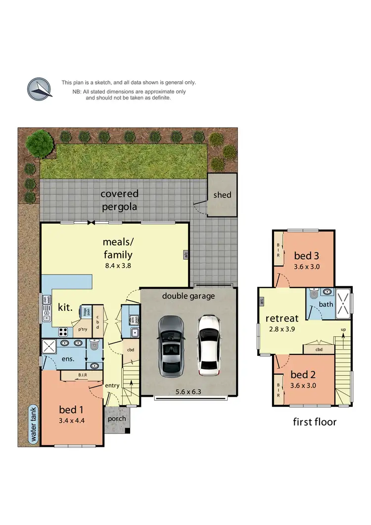 Floorplan of Homely townhouse listing, 12/116 Hull Road, Croydon VIC 3136