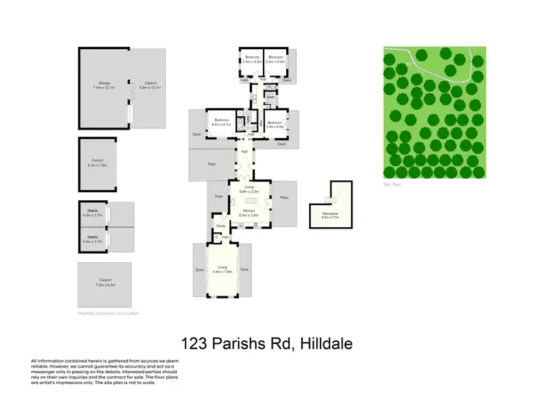 Floorplan of Homely rural property listing, 123 Parishs Road, Hilldale via, Dungog NSW 2420