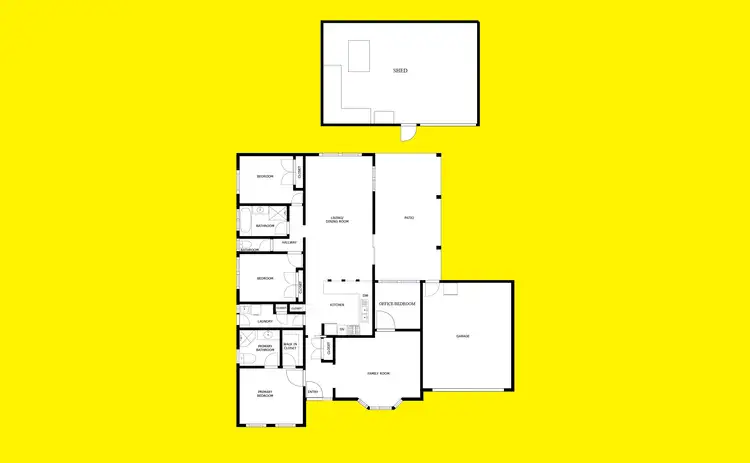 Floorplan of Homely house listing, 16 Burke Court, Mildura VIC 3500