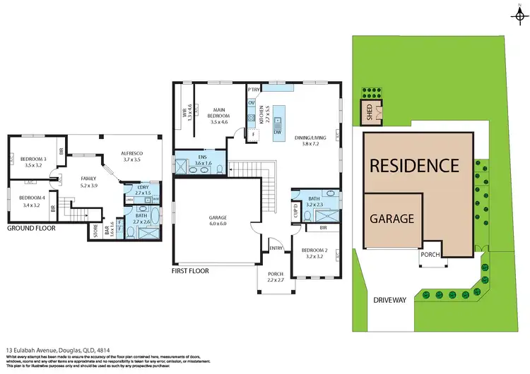 Floorplan of Homely house listing, 13 Eulabah Avenue, Douglas QLD 4814
