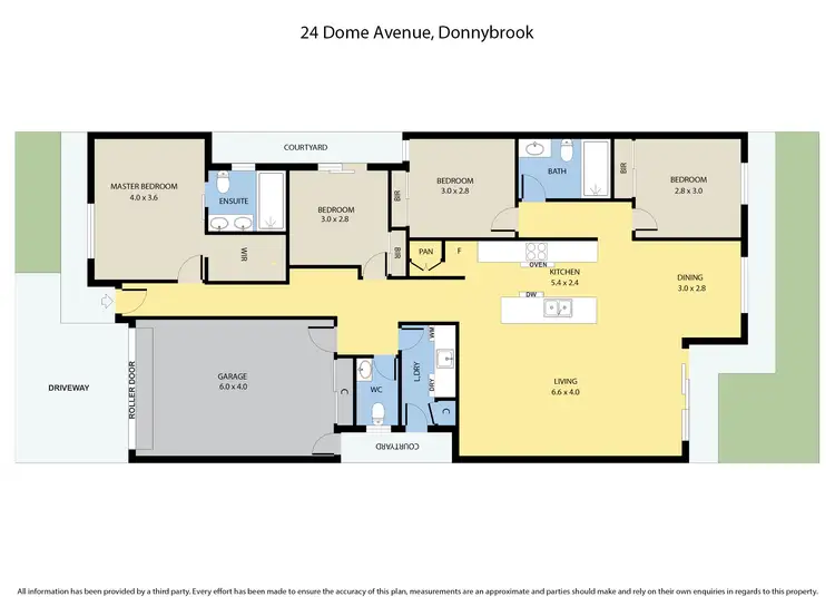 Floorplan of Homely house listing, 24 Dome Avenue, Donnybrook VIC 3064