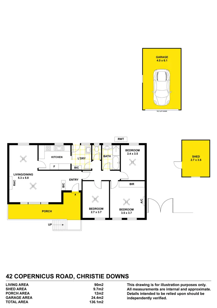 Floorplan of Homely house listing, 42 Copernicus Road, Christie Downs SA 5164