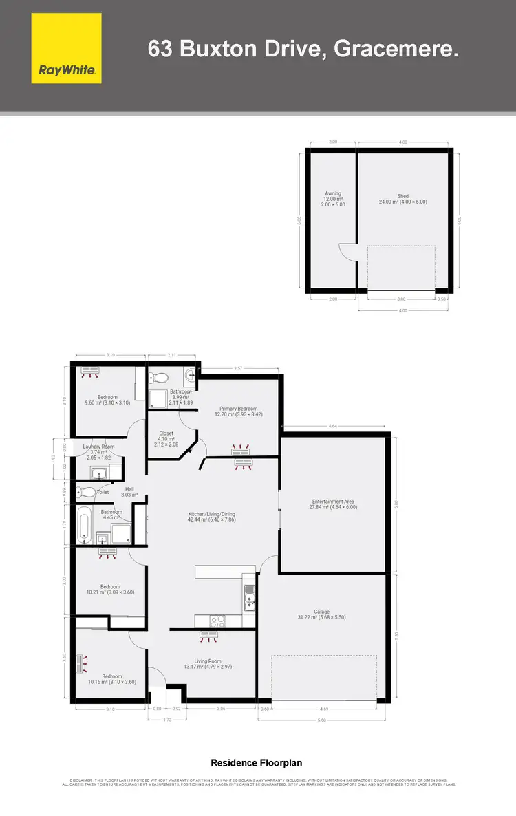 Floorplan of Homely house listing, 63 Buxton Drive, Gracemere QLD 4702