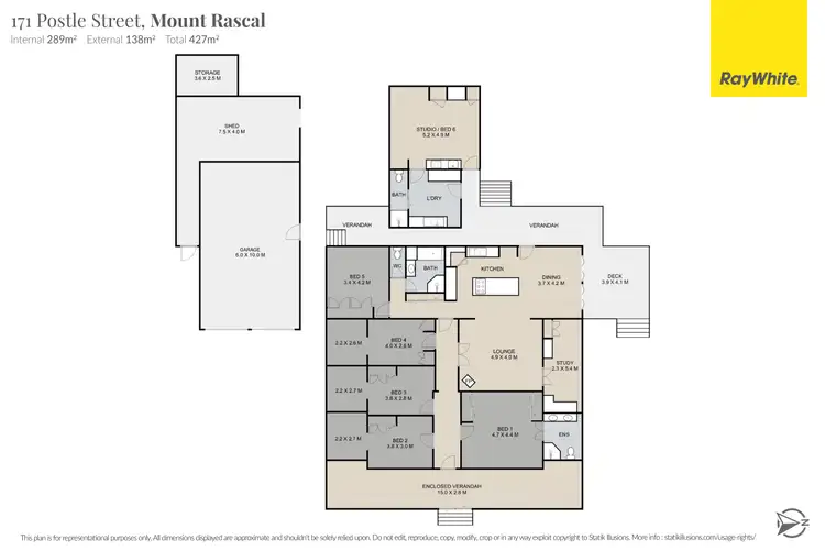 Floorplan of Homely house listing, 171 Postle Street, Mount Rascal QLD 4350