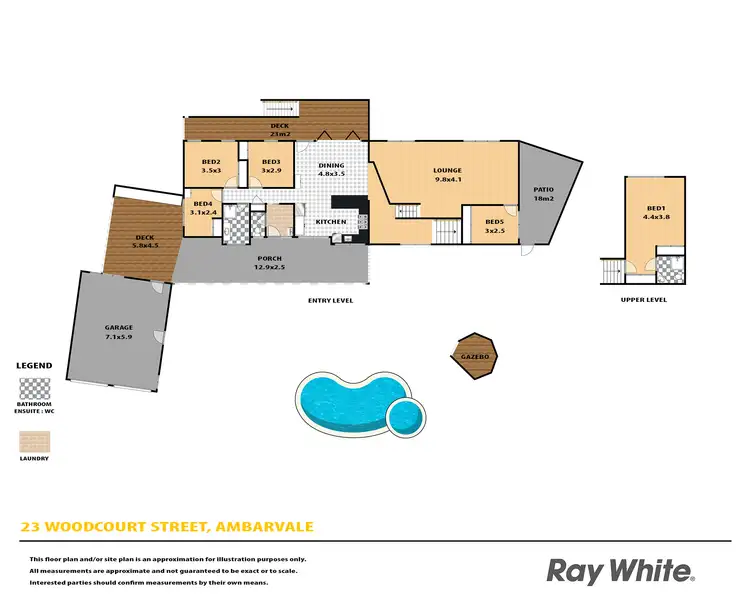 Floorplan of Homely house listing, 23 Woodcourt Street, Ambarvale NSW 2560