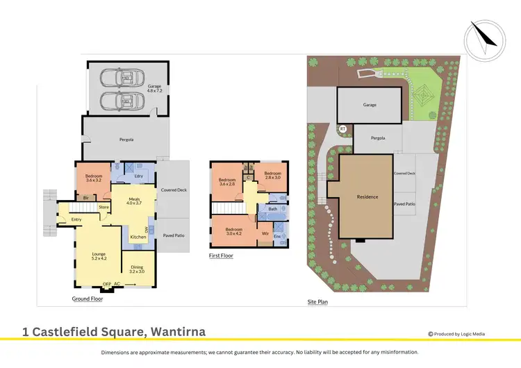 Floorplan of Homely house listing, 1 Castlefield Square, Wantirna VIC 3152