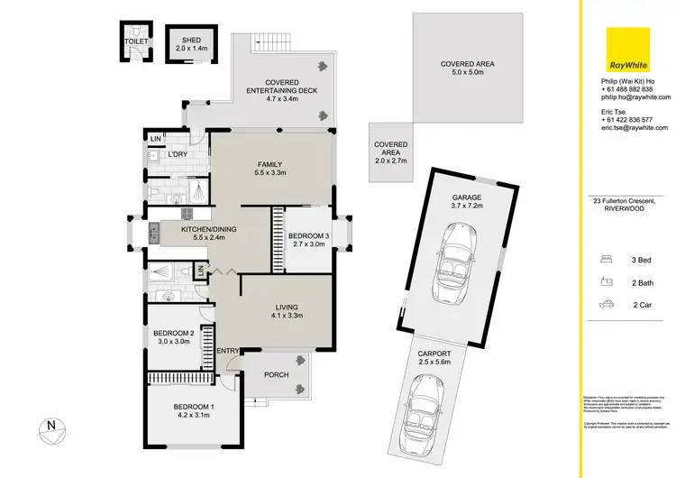 Floorplan of Homely house listing, 23 Fullerton Crescent, Riverwood NSW 2210