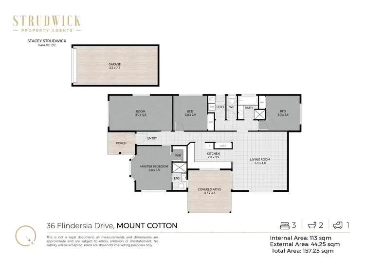 Floorplan of Homely house listing, 36 Flindersia Drive, Mount Cotton QLD 4165