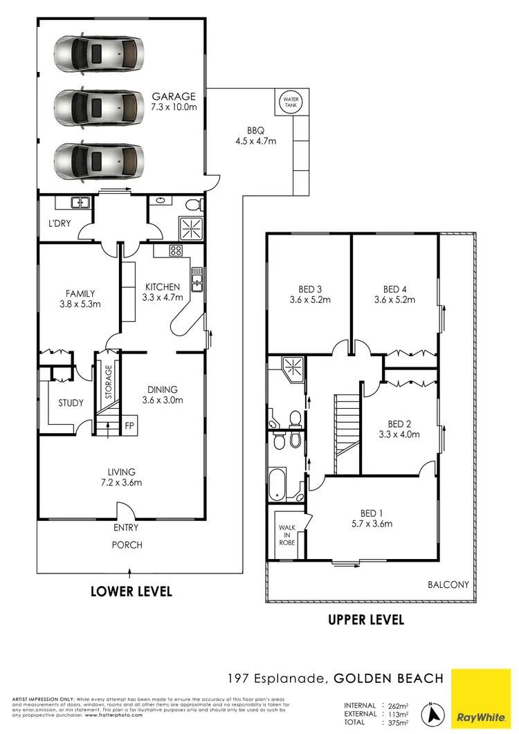 Floorplan of Homely house listing, 197 Esplanade, Golden Beach QLD 4551