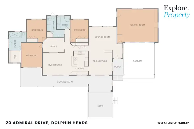 Floorplan of Homely house listing, 20 Admiral Drive, Dolphin Heads QLD 4740