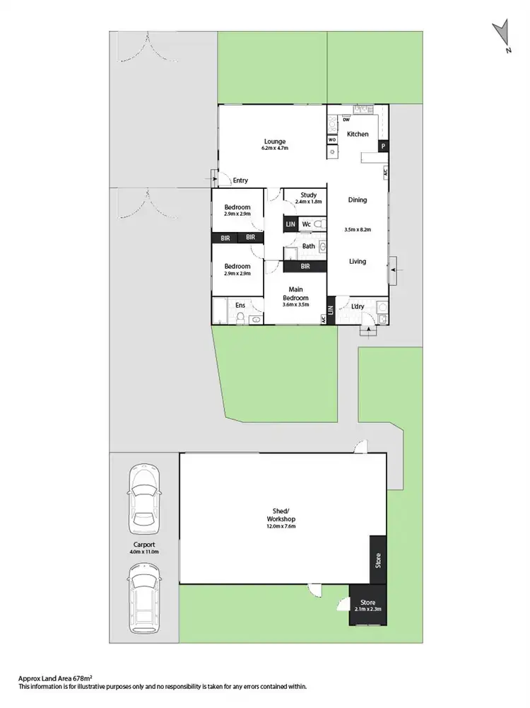 Floorplan of Homely house listing, 148 Plantation Road, Corio VIC 3214