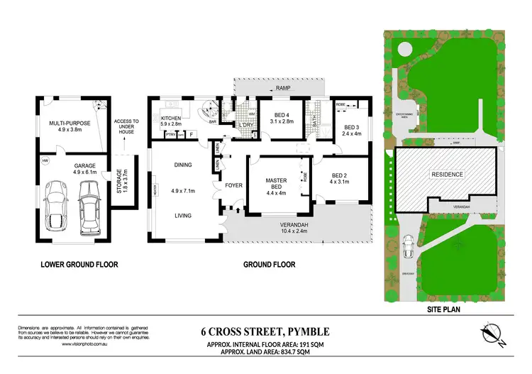 Floorplan of Homely house listing, 6 Cross Street, Pymble NSW 2073