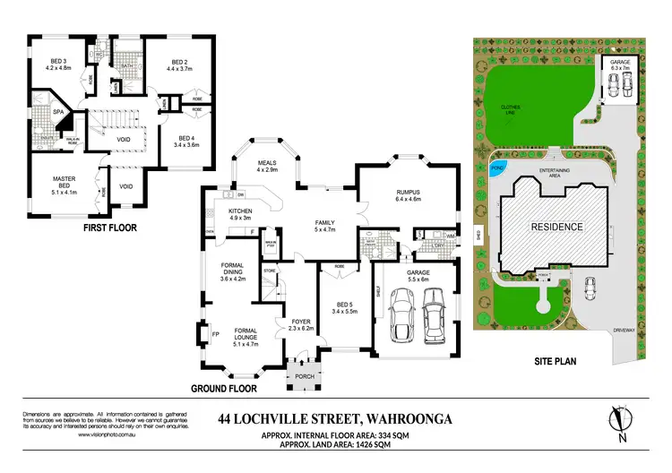 Floorplan of Homely house listing, 44 Lochville Street, Wahroonga NSW 2076