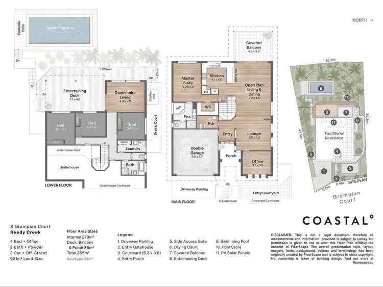 Floorplan of Homely house listing, 8 Grampian Court, Reedy Creek QLD 4227