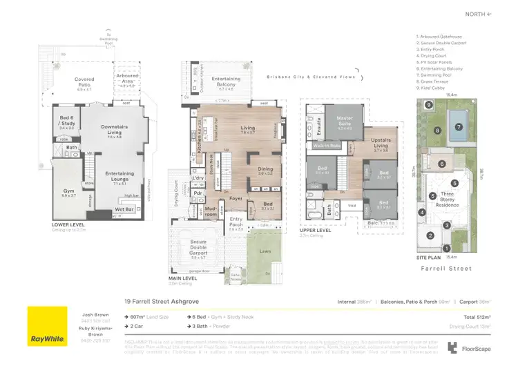 Floorplan of Homely house listing, 19 Farrell Street, Ashgrove QLD 4060