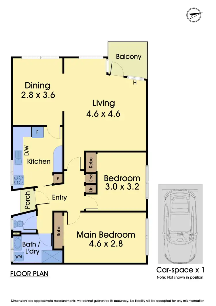 Floorplan of Homely apartment listing, 13/177 Power Street, Hawthorn VIC 3122