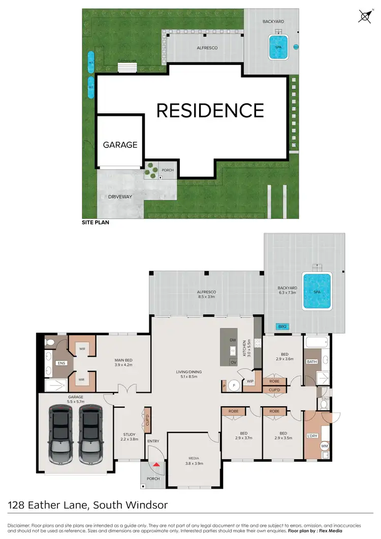 Floorplan of Homely house listing, 128 Eather Lane, South Windsor NSW 2756