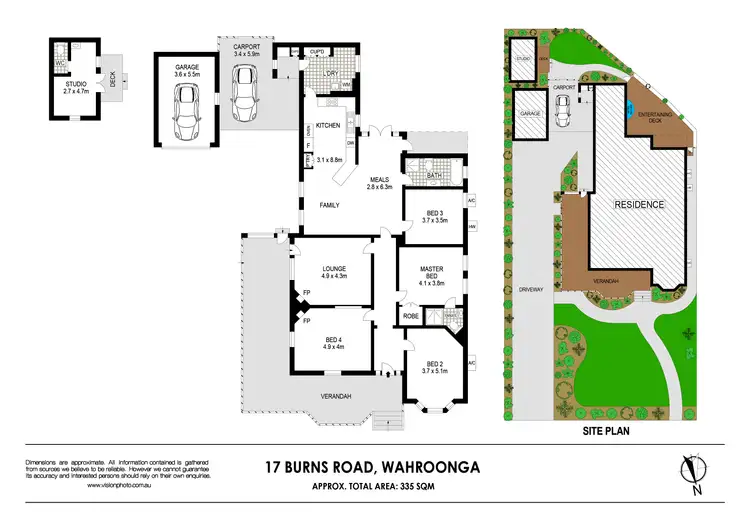 Floorplan of Homely house listing, 17 Burns Road, Wahroonga NSW 2076