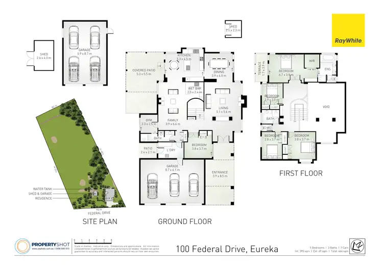 Floorplan of Homely house listing, 100 Federal Drive, Eureka NSW 2480