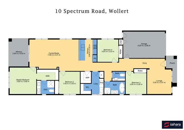 Floorplan of Homely house listing, 10 Specturum Road, Wollert VIC 3750