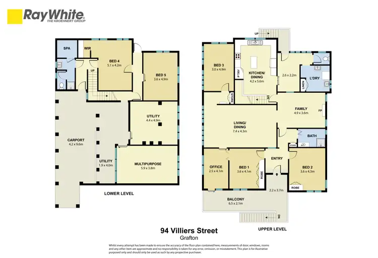Floorplan of Homely house listing, 94 Villiers Street, Grafton NSW 2460