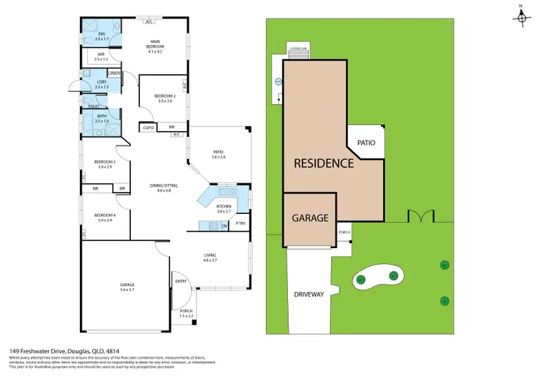 Floorplan of Homely house listing, 149 Freshwater Drive, Douglas QLD 4814