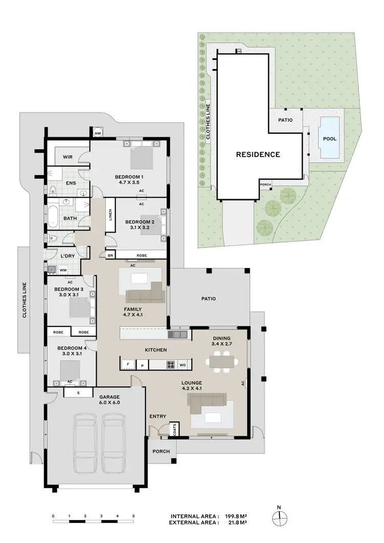 Floorplan of Homely house listing, 47 Springbrook Parade, Idalia QLD 4811