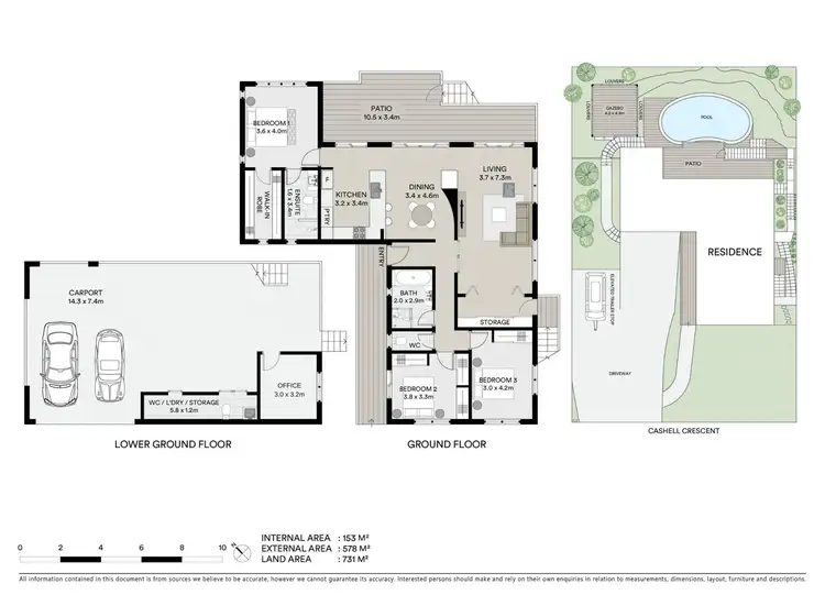Floorplan of Homely house listing, 18 Cashell Crescent, Bushland Beach QLD 4818