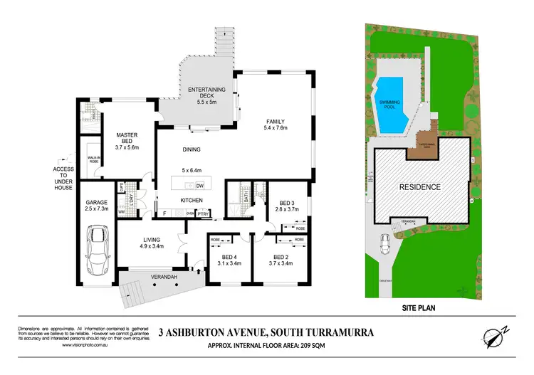 Floorplan of Homely house listing, 3 Ashburton Avenue, Turramurra NSW 2074