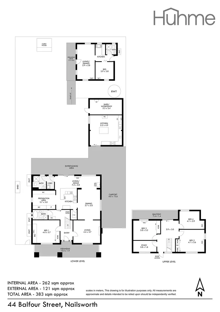 Floorplan of Homely house listing, 44 Balfour Street, Nailsworth SA 5083