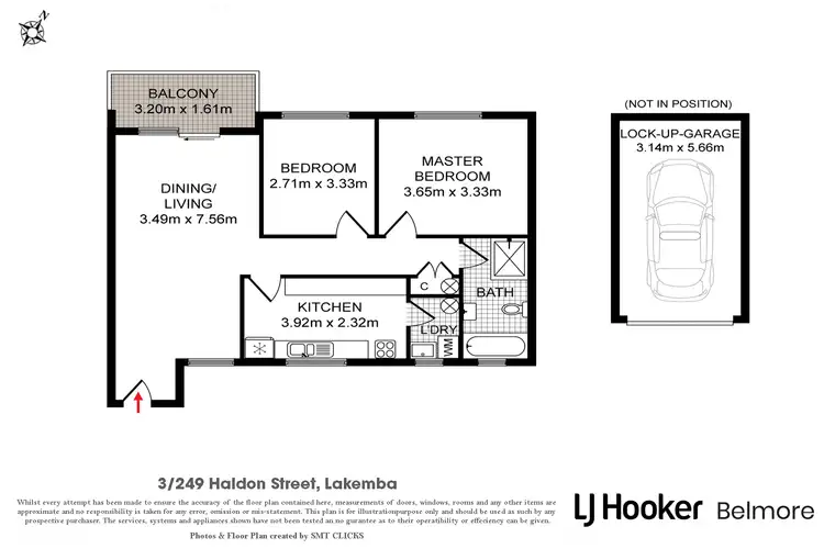 Floorplan of Homely apartment listing, 3/249-253 Haldon Street, Lakemba NSW 2195