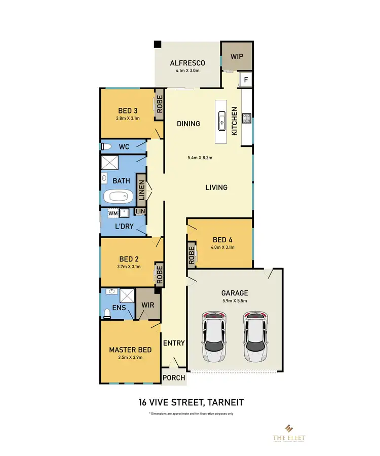 Floorplan of Homely house listing, 16 Vive Street, Tarneit VIC 3029