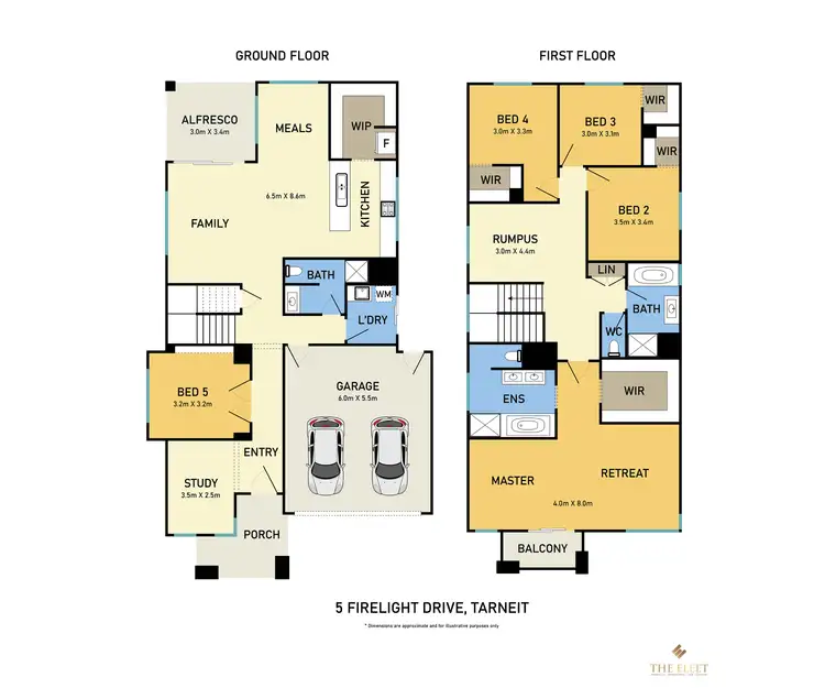 Floorplan of Homely house listing, 5 Firelight Drive, Tarneit VIC 3029