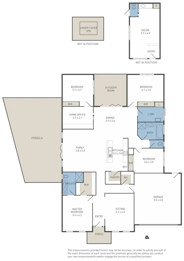 Floorplan of Homely house listing, 53 Lancefield Drive, Caroline Springs VIC 3023