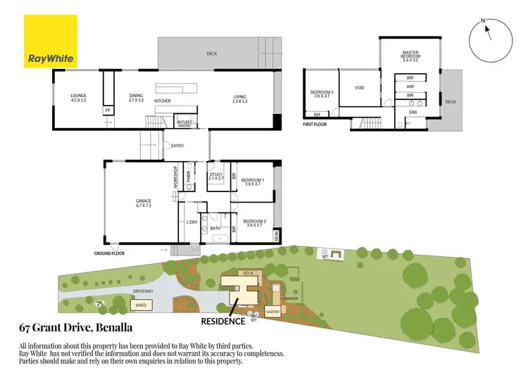 Floorplan of Homely house listing, 67 Grant Drive, Benalla VIC 3672