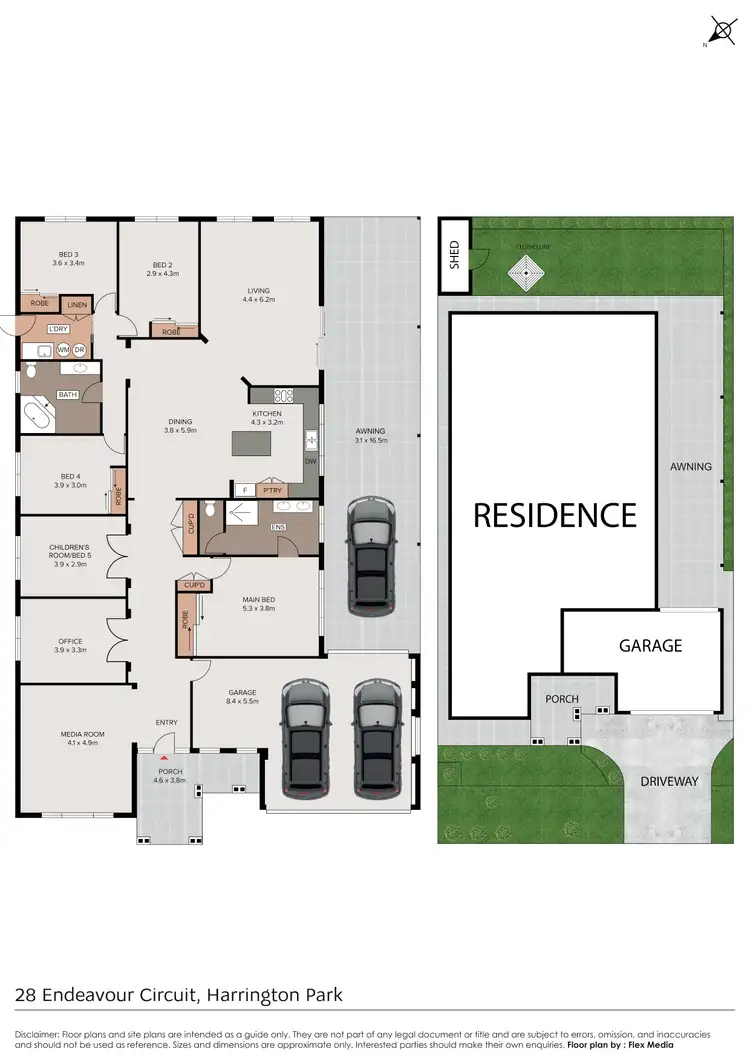Floorplan of Homely house listing, 28 Endeavour Circuit, Harrington Park NSW 2567