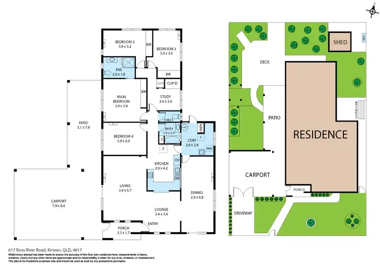 Floorplan of Homely house listing, 617 Ross River Road, Kirwan QLD 4817