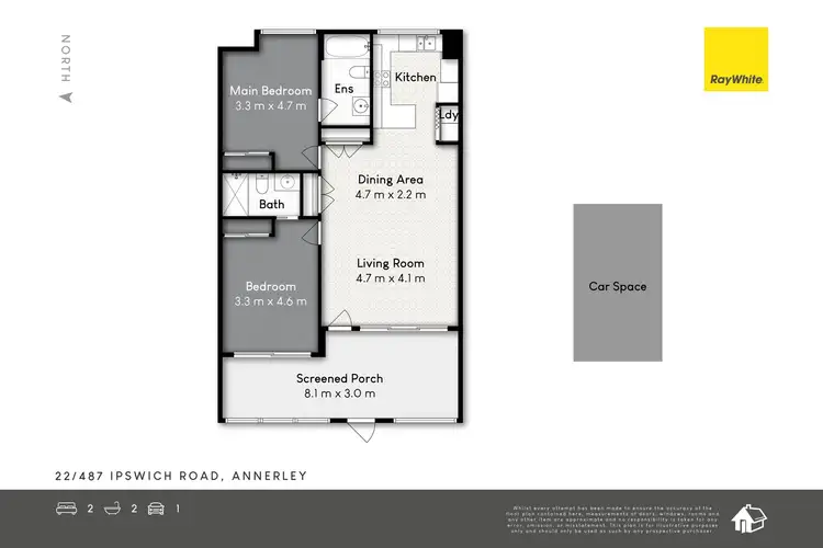 Floorplan of Homely unit listing, 22/487 Ipswich Road, Annerley QLD 4103
