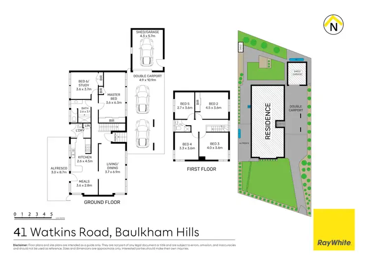 Floorplan of Homely house listing, 41 Watkins Road, Baulkham Hills NSW 2153