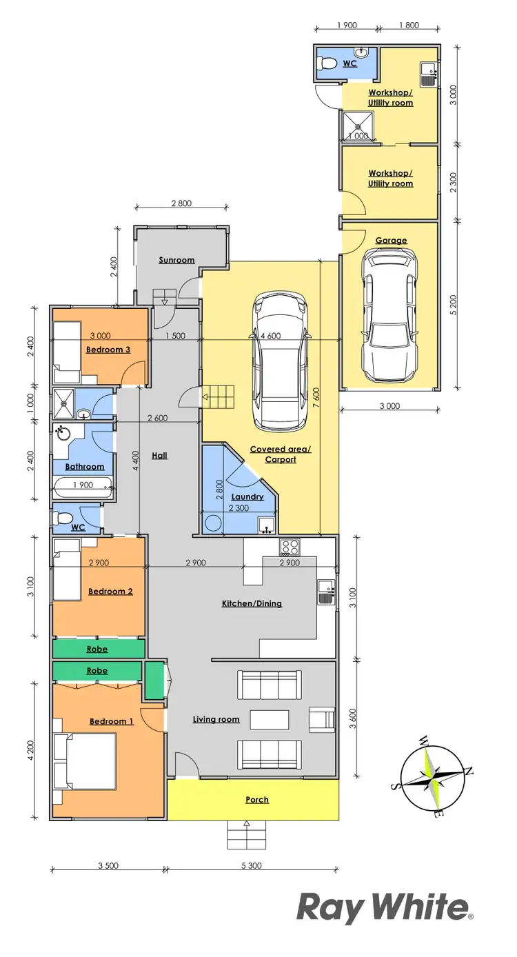 Floorplan of Homely house listing, 95 Edinburgh Drive, Taree NSW 2430