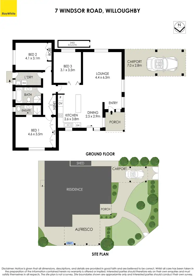 Floorplan of Homely house listing, 7 Windsor Road, Willoughby NSW 2068