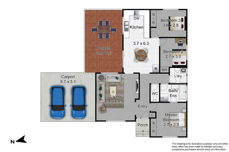 Floorplan of Homely house listing, 8 Kensington Court, Hampton Park VIC 3976