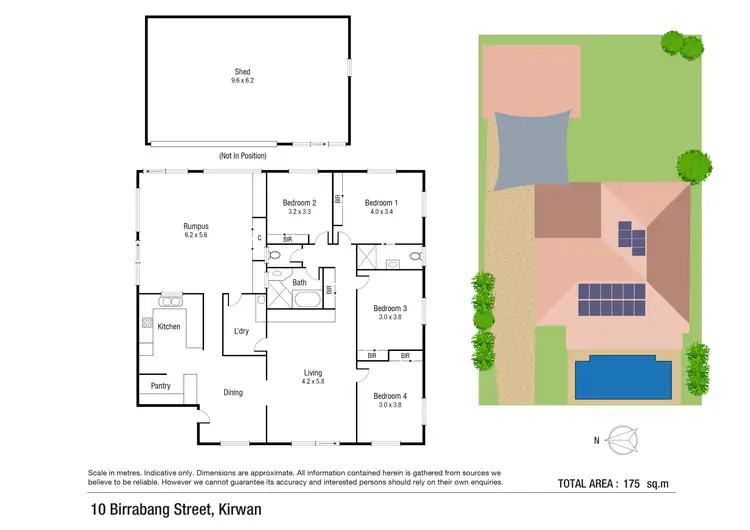 Floorplan of Homely house listing, 10 Birrabang Street, Kirwan QLD 4817