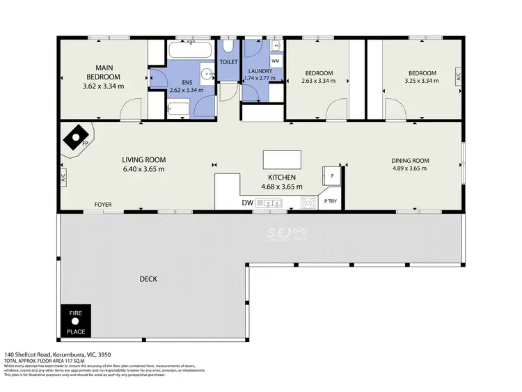 Floorplan of Homely rural property listing, 140 Shellcot Road, Korumburra VIC 3950
