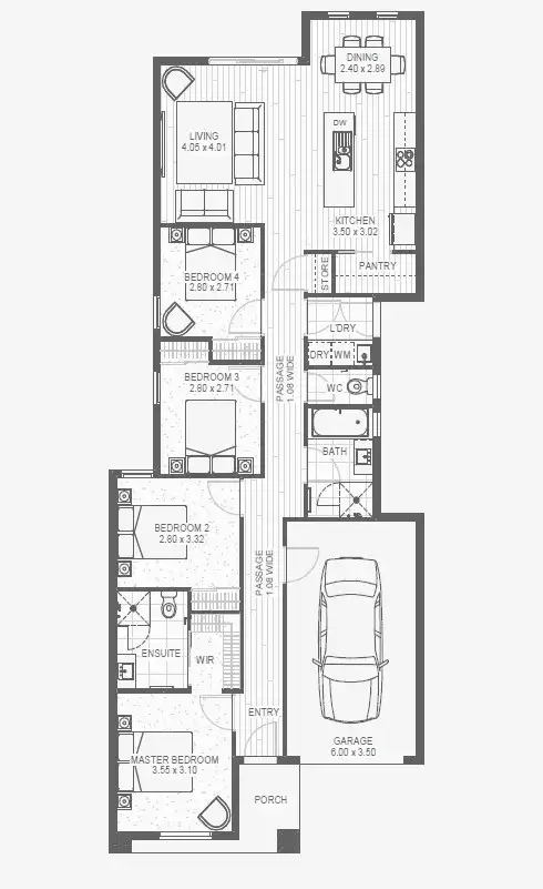 Floorplan of Homely house listing, 53 Rangeland Street, Mambourin VIC 3024
