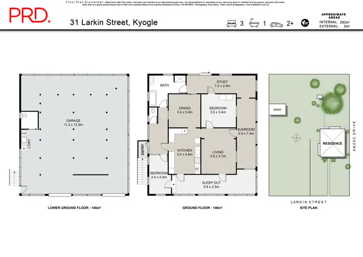 Floorplan of Homely house listing, 31 Larkin Street, Kyogle NSW 2474