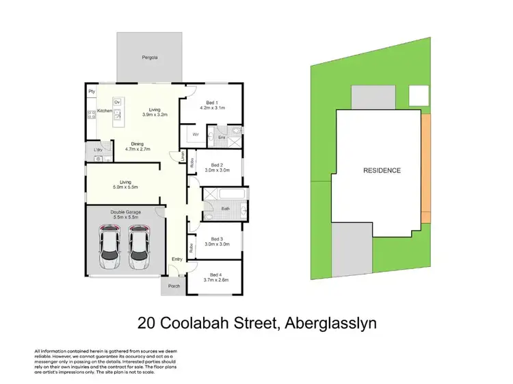 Floorplan of Homely house listing, 20 Coolabah Street, Aberglasslyn NSW 2320