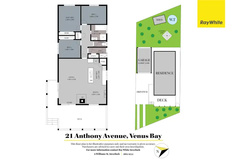 Floorplan of Homely house listing, 21 Anthony Avenue, Venus Bay VIC 3956